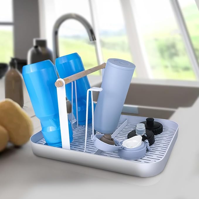 Countertop Drying Rack for Insulated Water Bottles, Sports Bottles, Baby Bottles - Image 3