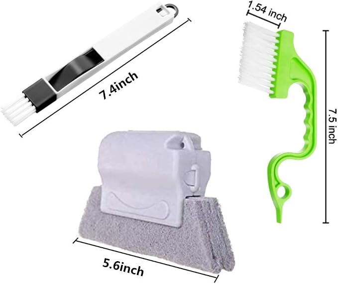 BAIHUI Hand-held Groove Gap Cleaning Tools, Window Door Sliding Track Cleaning - Image 2