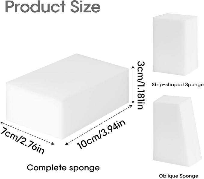 50 Pack Extra Large Eraser Sponge, Extra Thick and Long Lasting, Kitchen & - Image 2
