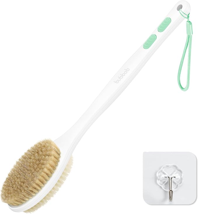 Back Scrubber for Shower with Long Handle, Exfoliating Bath Brush for Body by Unknown