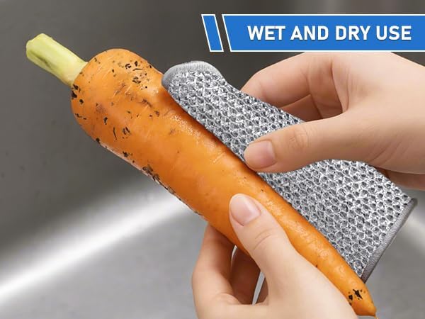 Non-Scratch Steel Wool Dishcloth - Image 3