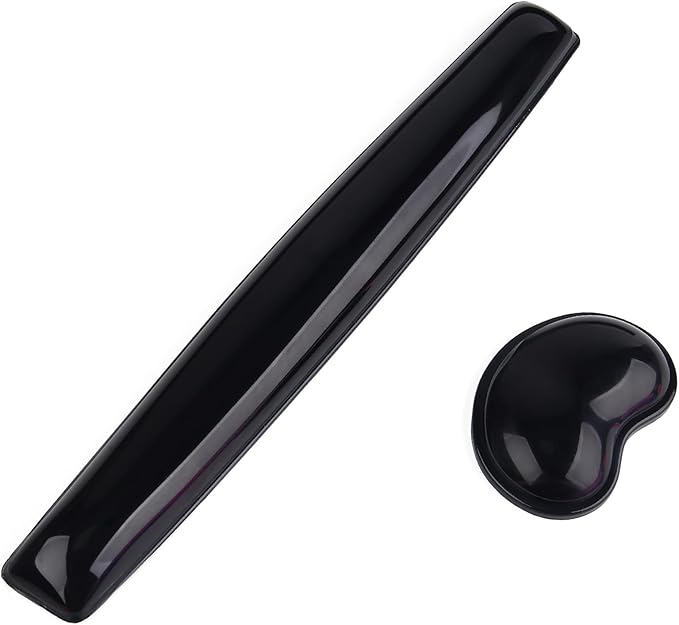 Gel Keyboard & Mouse Wrist Rest Set by ABRONDA