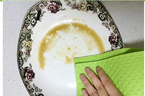 Reusable Cleaning Cellulose Sponge Cloths Absorbent Wipes Clean Kitchen Car - Image 6