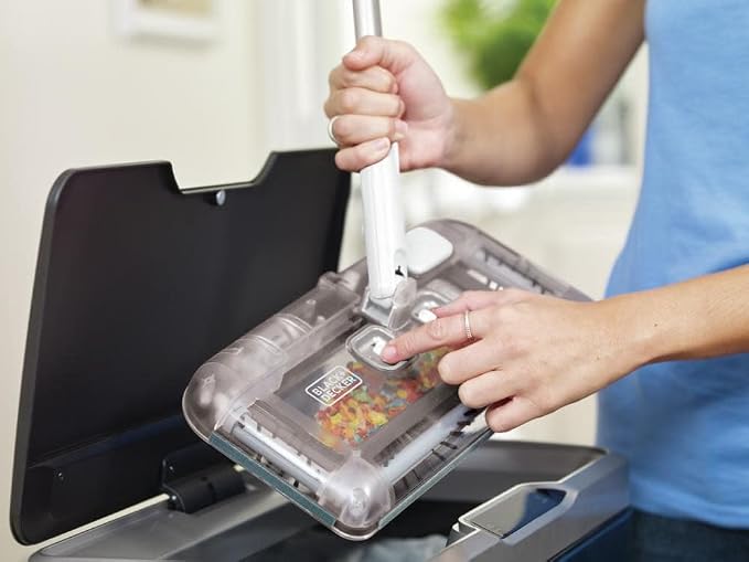 BLACK+DECKER Carpet Sweeper 50 Minute Lithium Floor Sweeper, Easy One Hand - Image 2