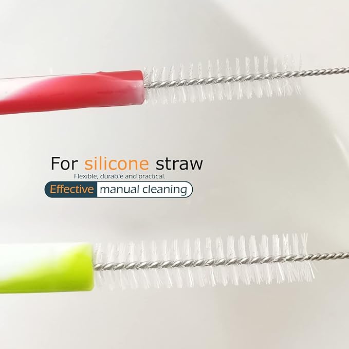 GFDesign Drinking Straw Cleaning Brushes Set 17" Extra Long 1/2" Extra Wide - Image 3