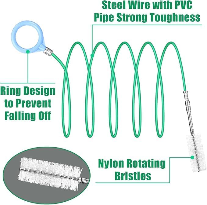 Car sunroof Drain Cleaning Tool, 78 inch Long car Pipe Cleaner, Flexible Pipe - Image 3