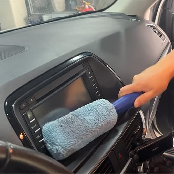 Wheel Brush, Microfiber Metal Free Wheel & Rim Brush Cleaner Brush - Image 6
