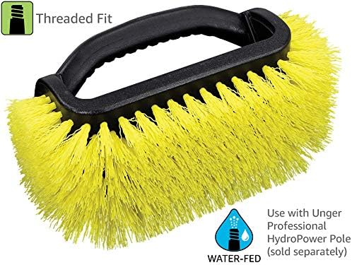 Unger Professional Lock-On 4-Sided Outdoor Scrub Brush, Compatible - Image 7