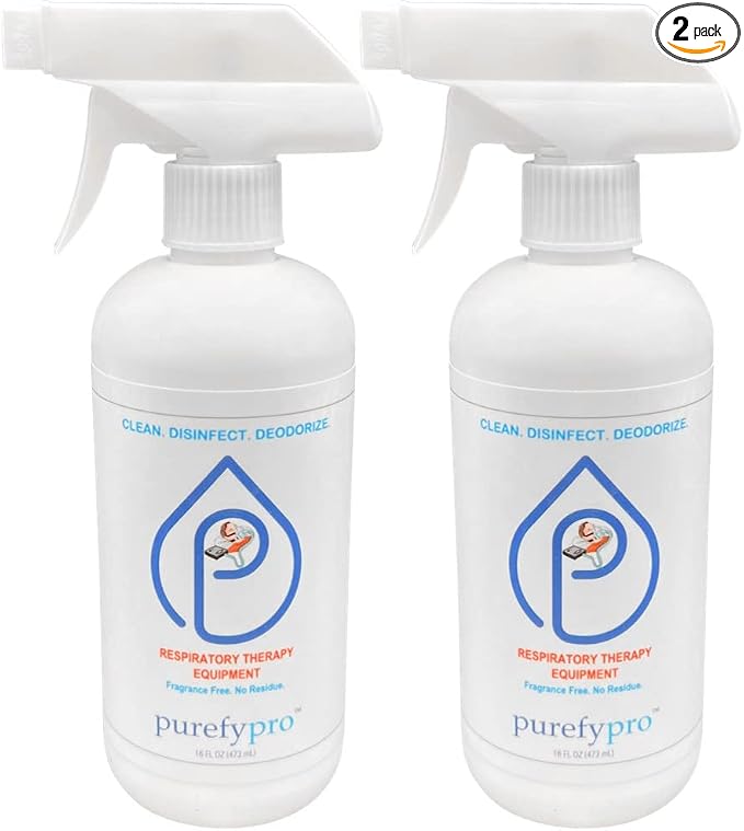 PUREFY Purefypro CPAP Cleaner and Sanitizer Spray. No Rinse. No Residue. Kills by PUREFYLIFE