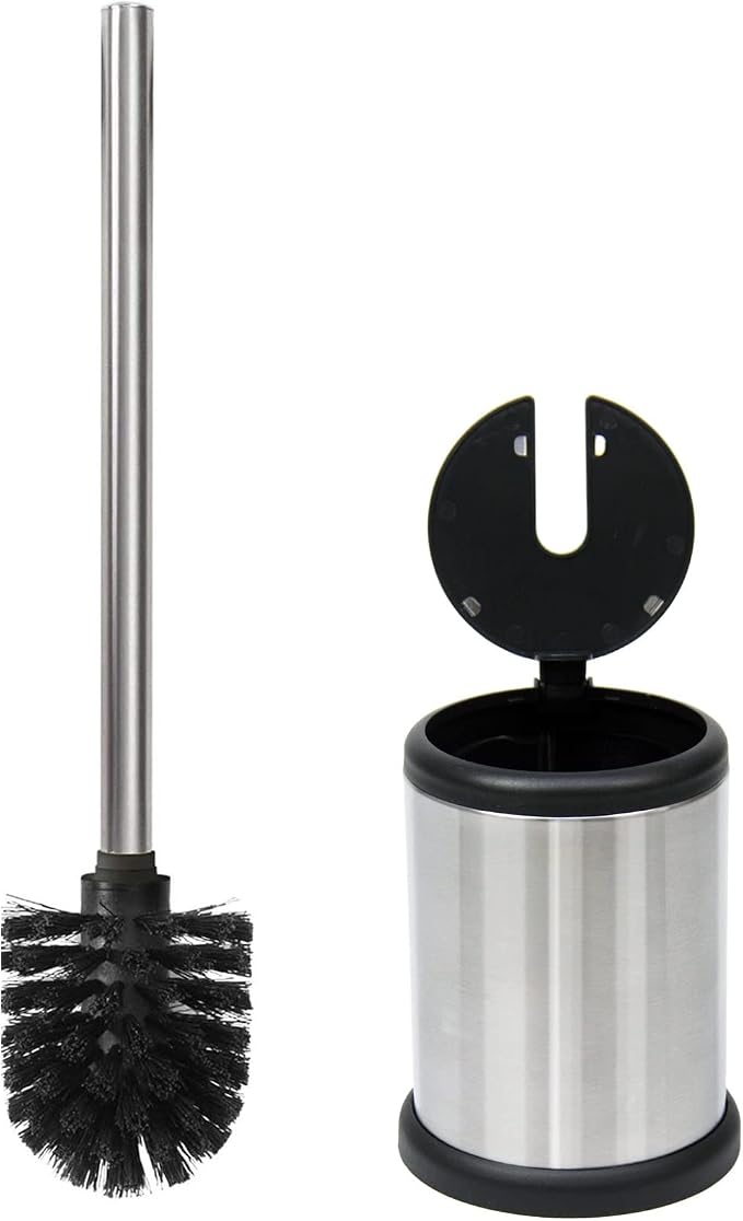 Casaphoria Stainless Steel Toilet Bowl Brush and Holder set by Casaphoria
