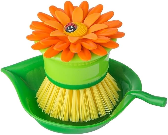Vigar Flower Palm Dish Scrub Brush by VIGAR
