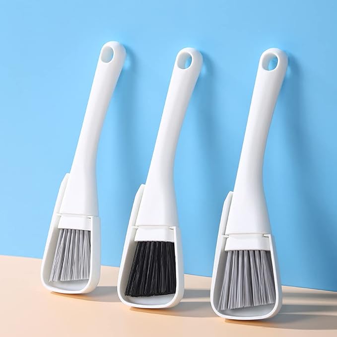 2 Pack Mini Brush and Dustpan Set Conveniently Dust Clean Portable - Image 7