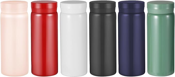 Mini Thermos Cute Water Bottle - 7 oz Tiny Insulated Vacuum 18/10 Stainless by Boenkush