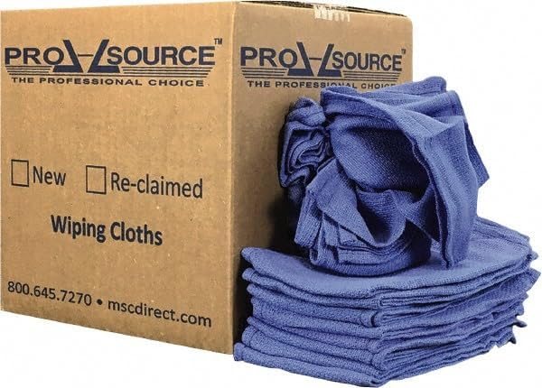 PRO SOURCE 10 Lb Box Virgin Surgical Lint-Free Blue Cotton Huck Towels: 16" x by PROSOURCE