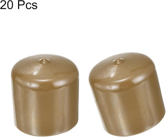 uxcell 20pcs Rubber End Caps 47mm ID Vinyl PVC Round Tube Bolt Cap Cover Screw - Image 2