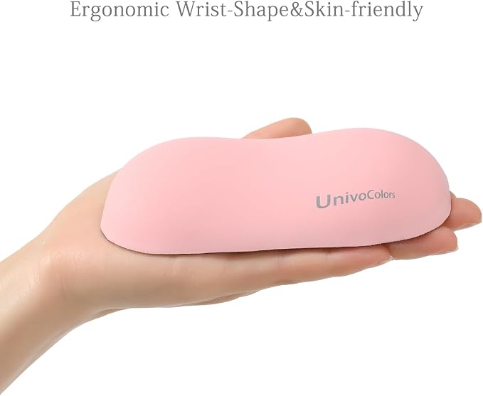 UnivoColors Design-Wave Wrist Rest, Artificial Sheepskin+Memory - Image 5