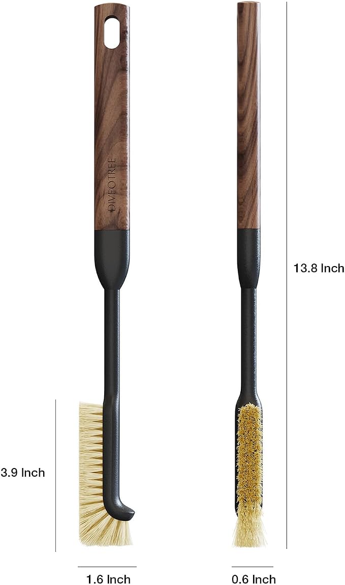 Cleaning Brush, Diveotree Hard Bristle Brush - Image 2