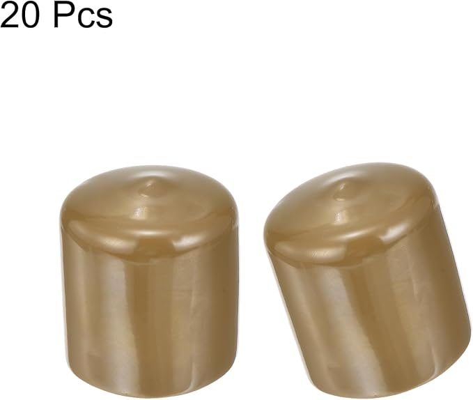uxcell 20pcs Rubber End Caps 38mm ID Vinyl PVC Round Tube Bolt Cap Cover Screw - Image 2