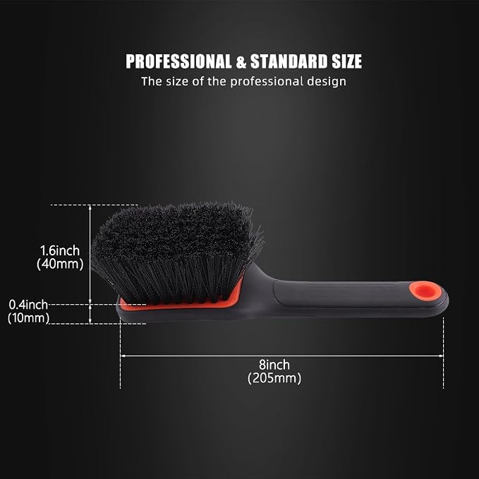 SPTA Tire Brush, Carpet Cleaning Brush, Carpet Cleaning Brush, Stiff Synthetic - Image 3