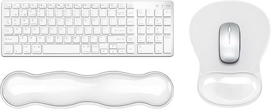 Gel Keyboard & Mouse Wrist Rest Set, Ergonomic Keyboard and Mouse Pad by KEPUTAIER