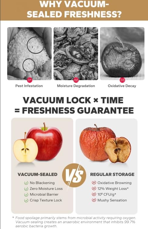 Manual Vacuum Jar With One-Button Vacuum Pump, Airtight Food Cereal Containers - Image 9