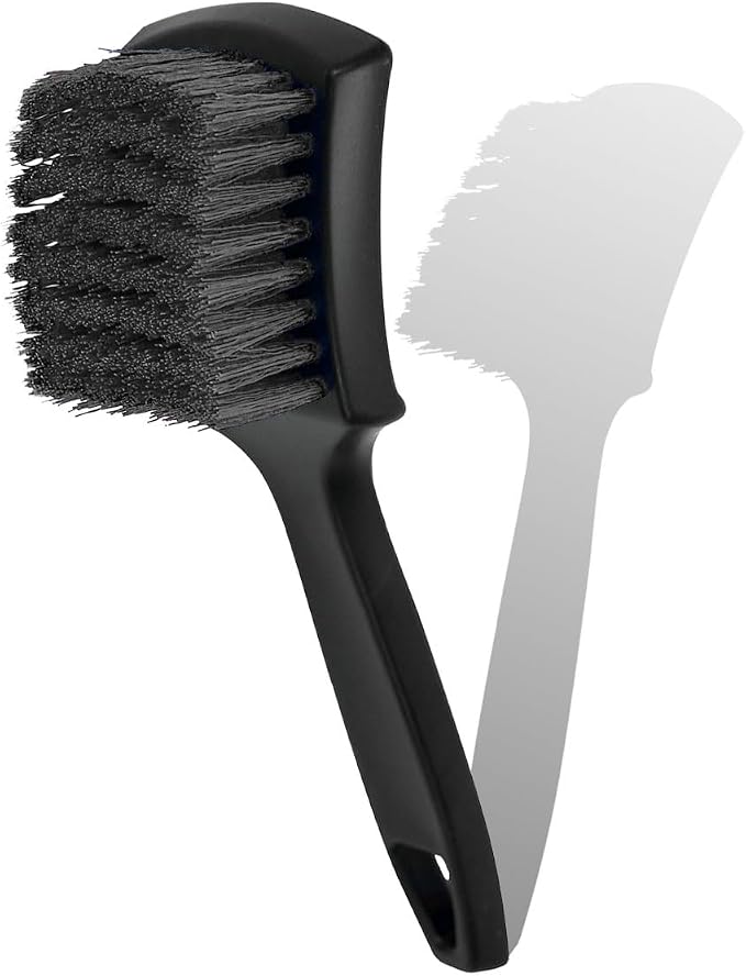8.3×2.5 Inch Car Wash Brush, Soft Bristle Short Handle Carpet Cleaning Brush by Unknown