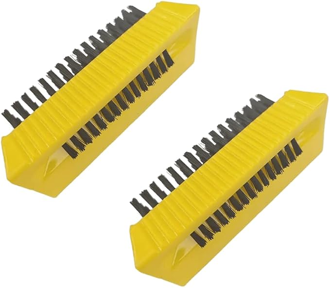 2 PCS Nail Brush Surgical Scrub Brushes Two-Sided Stiff Hand and Nail Brush by Darfooper