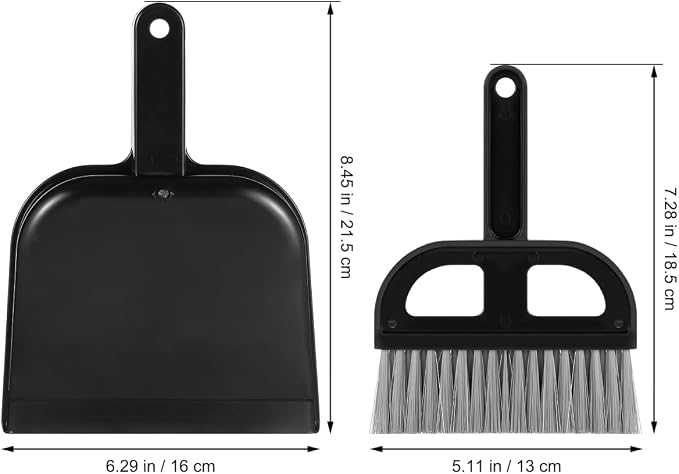 Keyboard Cleaning Brush and Mini Dustpan Set Compact 2-Piece Desktop Cleaning - Image 6