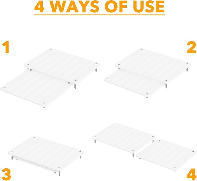 SpaceAid 2 Pack Stone Dish Drying Mats - Image 6