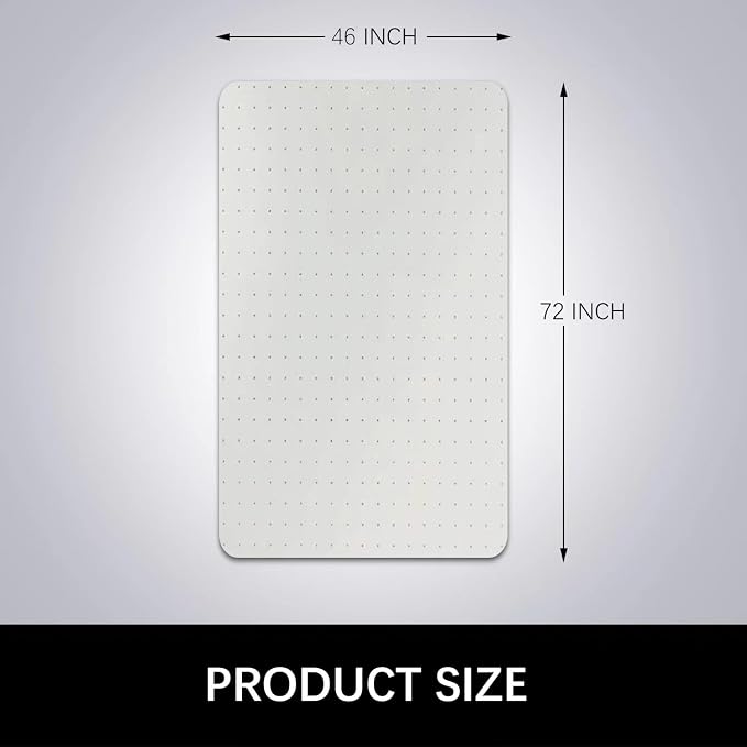 Kuyal Desk Chair Mat for Carpet, Office and Home, Easy Glide, Protects Floors - Image 6