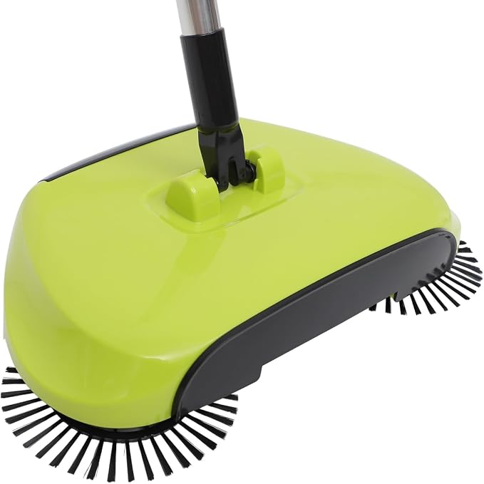 Floor Sweeper Manual, 3 in 1 Carpet Cleaner Machine Push Broom Clean Lazy by Veemoon