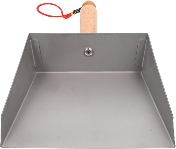 Stainless Steel Mini Dustpan Small Metal Desktop Dust Pan by Healeved