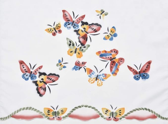 GOHD - 3pcs Kitchen Curtain/Cafe Curtain Set, Air-Brushed by Hand of Flying - Image 4