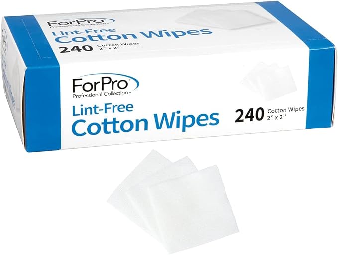 ForPro Professional Collection Lint-Free Cotton Wipes, 100% Pure Cotton Gauze by ForProProfessionalCollection