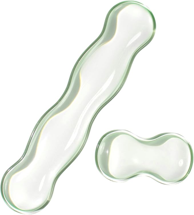 Clear Gel Wrist Rest for Keyboard and Mouse, Cute Ergonomic Wrist Rest for by Sumgsn