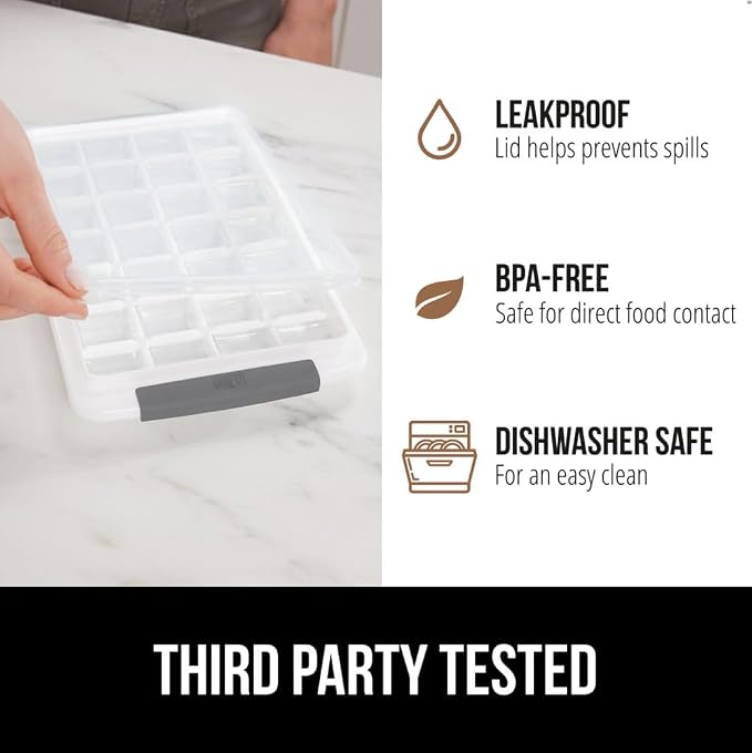 GORILLA GRIP Stackable Ice Cube Tray and Bucket Set - Image 5