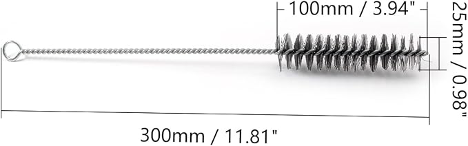 Utoolmart Wire Tube Brushes, Stainless Steel Bottle Bristle Cleaning Spiral - Image 2