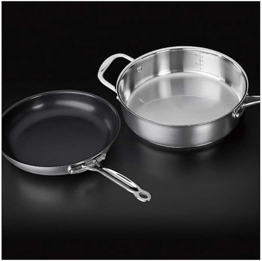 Cuisinart 14-Piece Cookware Set, Chef's Classic Stainless Steel Collection - Image 2