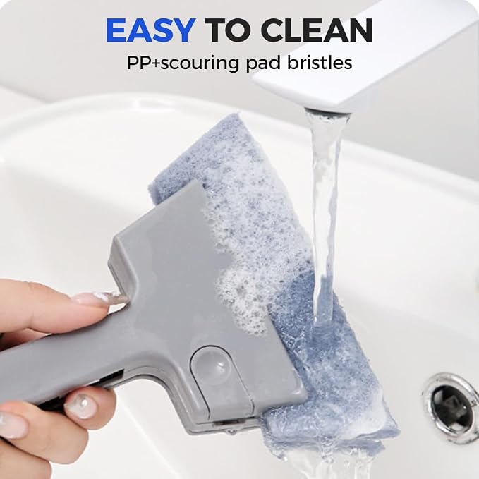 3 Pcs Magic Window Track Cleaners, 2026 Upgraded Handheld Window Groove - Image 8