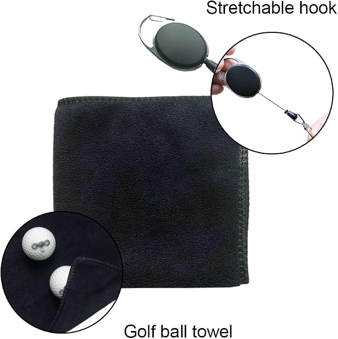 2 Pcs Golf Towels Quick Drying Golf Cleaning Towels - Image 4