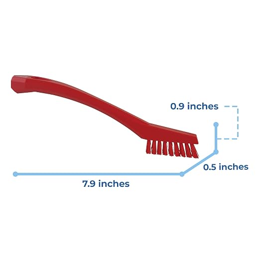 Vikan - 44014 Detail Brush, Slip-Resistant Cleaning Tool, Extra Stiff - Image 3