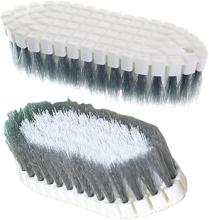 2 Pcs Without Dead Corner Multi Purpose Heavy Duty Scrub Brush, Heavy Duty Hand by Unknown