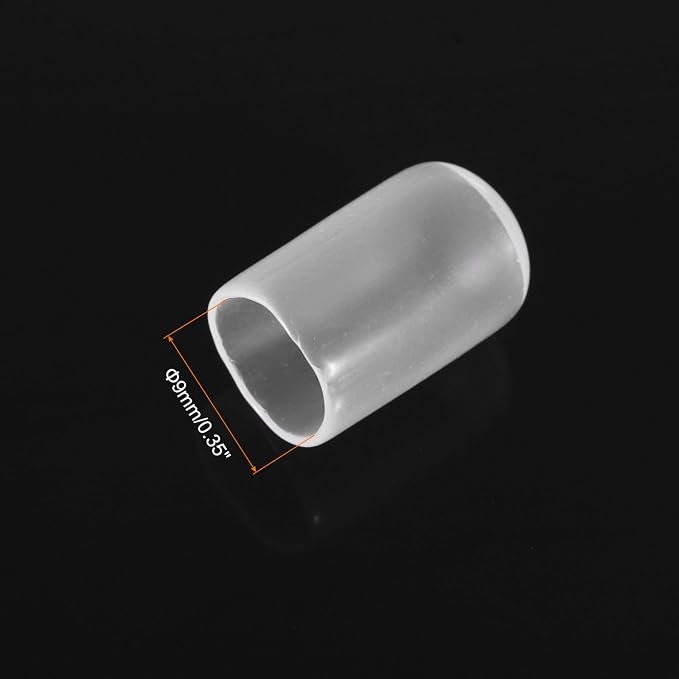 uxcell 20pcs Rubber End Caps 9mm ID Vinyl PVC Round Tube Bolt Cap Cover Screw - Image 3