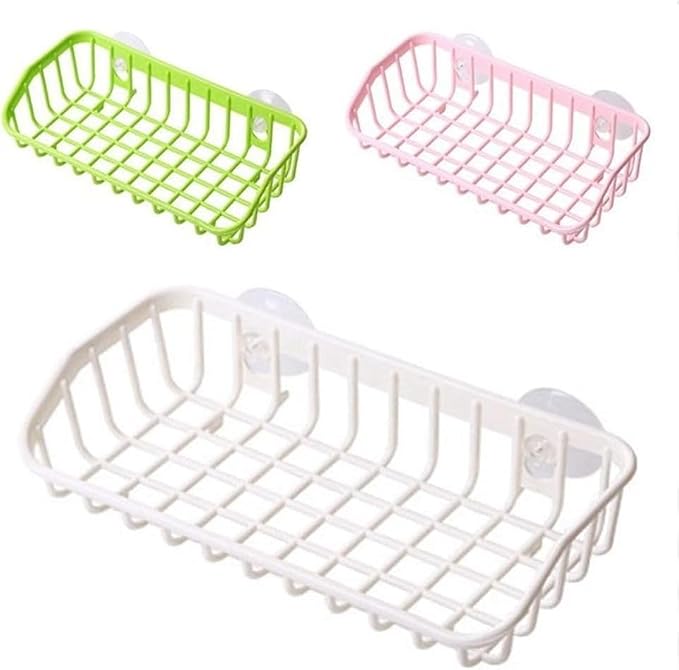 Pink Multifunctional Drain Rack, Hanging Storage Rack Drain Rack Sink Shelf - Image 8