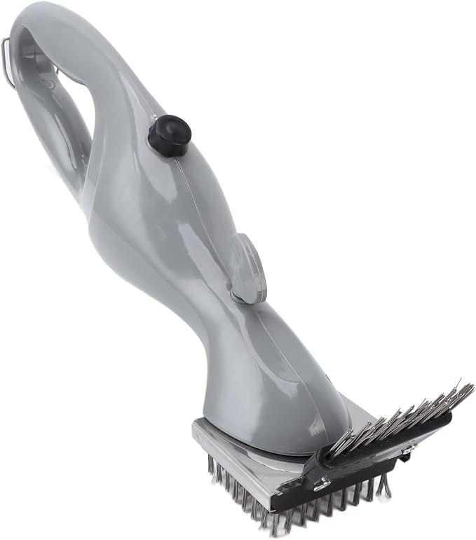 Grill Brush for Outdoor Grill, Portable Stainless Steel Steam Grill Brush by Fockety