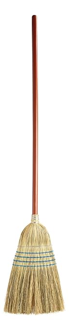 Rubbermaid Commercial Products Heavy-Duty Corn Broom, 1 1/8-Inch Wood Handle - Image 2
