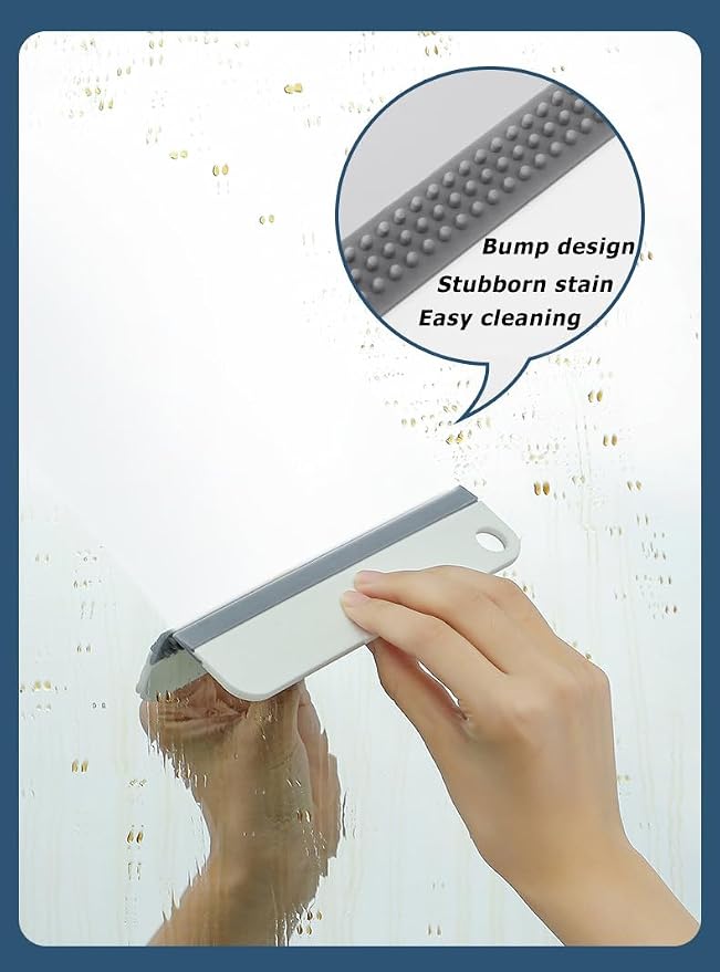 All-Purpose Mini Soft Rubber Window Squeegee Window Scrubber Scraper Glass - Image 6