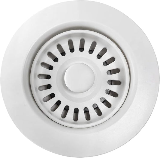 White Polymer Drain Kitchen Sink Drain Assembly by EADOT