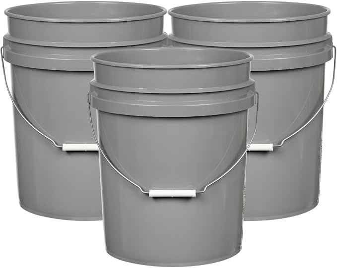 House Naturals 5 Gallon Premium HPDE Plastic Bucket by House+Naturals
