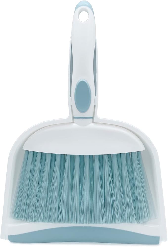 Broom Dustpan Brush Small Dust pan: Small Broom and Dustpan Set Mini Dust pan by Householdcleaningutensils